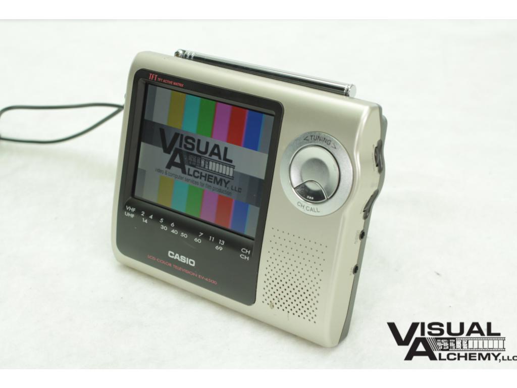 2003 4" Casio EV-4500B Portable Color TV 3