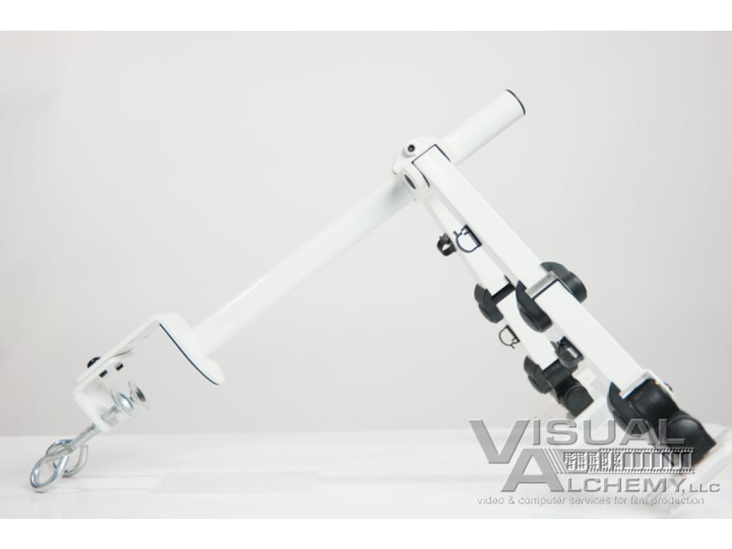 Dual White LCD Desk Mounts 6