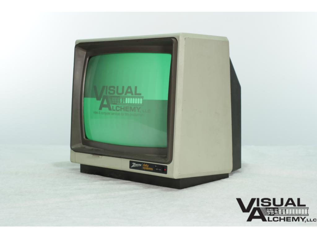 1988 11" Zenith Data System Green Phosphor 30