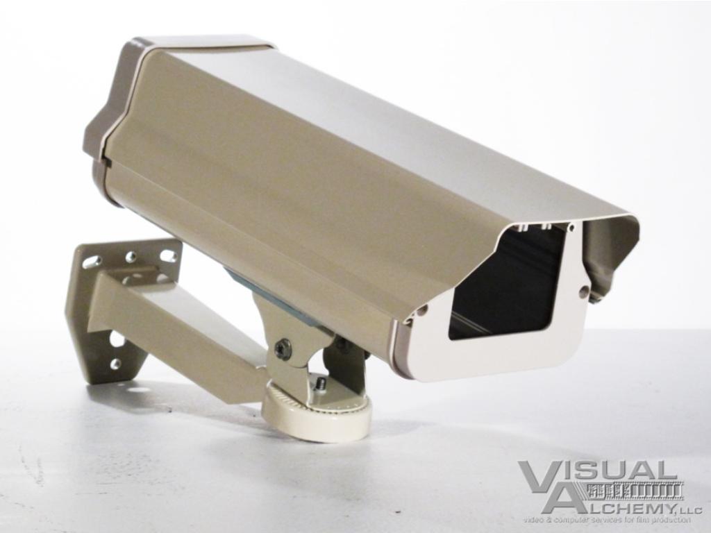 White Exterior Security Camera Housing 10